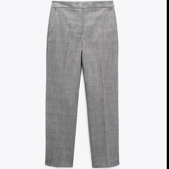 Zara Checkered Cigarette Pants - Picture 4 of 11